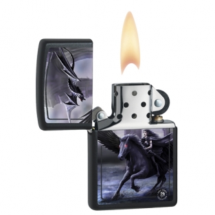 Zippo aansteker Anne Stokes Realm of Darkness zwart