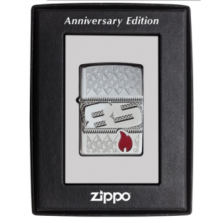 Zippo aansteker Collectible of the year 2017 voorkant in doos