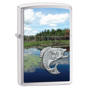 Zippo aansteker Fish in Lake