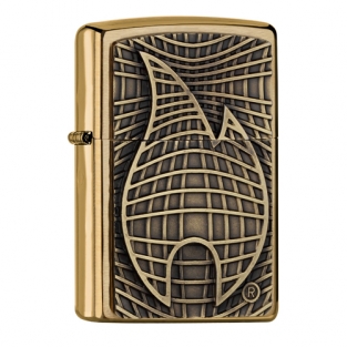 Zippo aansteker Flame Brass