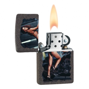 Zippo aansteker Lady Rider iron stone