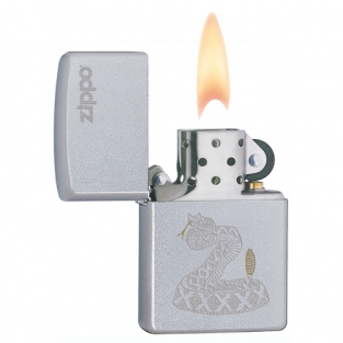 Zippo aansteker Two Tone Snake satin finish