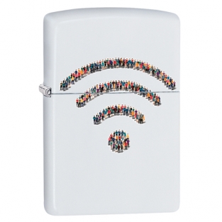 Zippo aansteker WiFi People