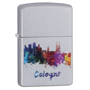 Zippo aansteker Cologne watercolor