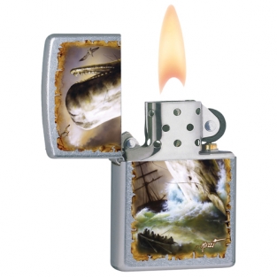 Zippo aansteker Mazzi - Moby Dick street