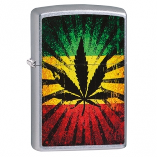 Zippo aansteker Rastafari Leaf