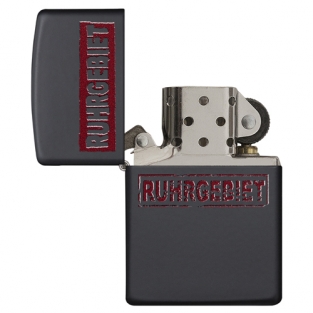 Zippo aansteker Ruhrgebiet Stamp open