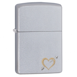 Zippo aansteker Heart and Arrow