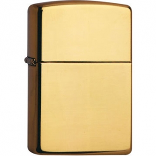 Zippo aansteker Armor Case brass high polished