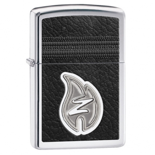 Zippo aansteker leather stitching