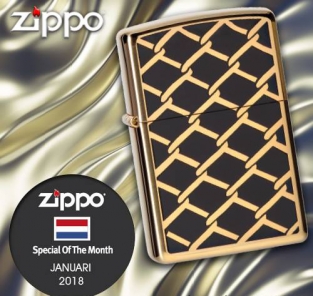 Zippo aansteker Zippo van de maand januari 2018