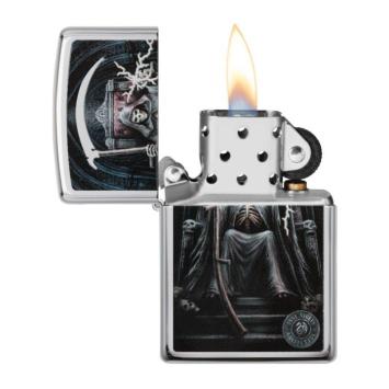 Aansteker zippo anne stokes skull with scythe