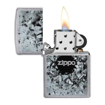 Zippo Aansteker Concrete Hole Design 2