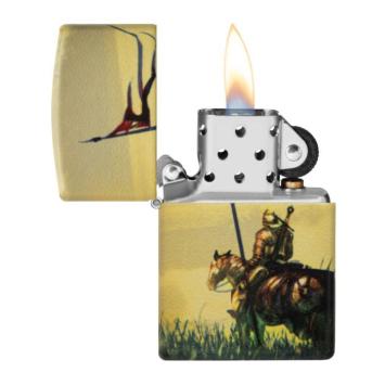 Zippo aansteker Medieval Design 540 open