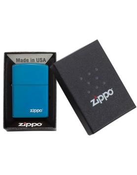 Zippo aansteker Saphhire with logo verpakking