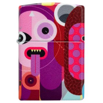 Zippo aansteker Abstract People Design 2