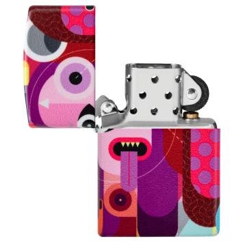 Zippo aansteker Abstract People Design 4