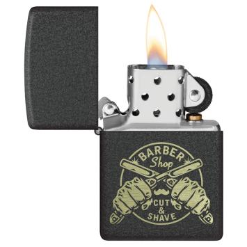 Zippo aansteker Barber Shop Design 3