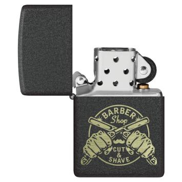 Zippo aansteker Barber Shop Design 4