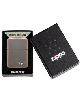 Zippo Rustic Bronze With Zippo Logo