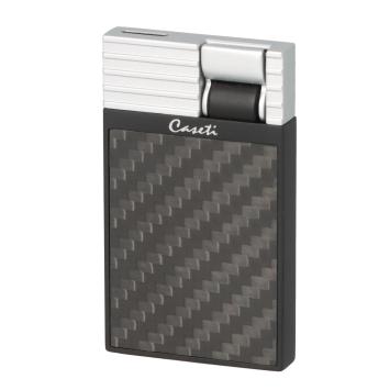 Caseti aansteker Flat Flame Black Matte Carbon
