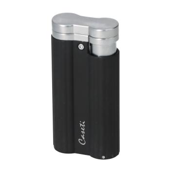 Caseti aansteker Jetflame Flower Chrome Black