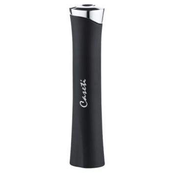 Caseti aansteker Piezo Black Matt Chrome