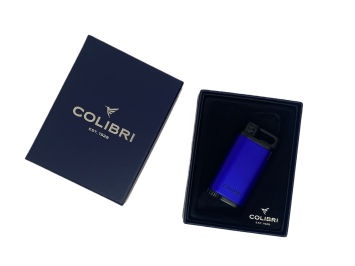 Colibri aansteker Single Jetflame Belmont Metallic Blue Black 6