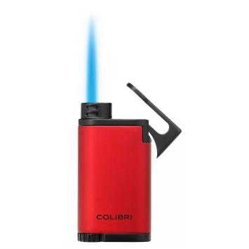 Colibri aansteker Single Jetflame Belmont Metallic Red Black 4