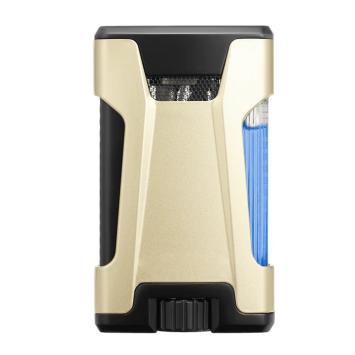 Colibri aansteker Double Flame Rebel Gold Achterkant