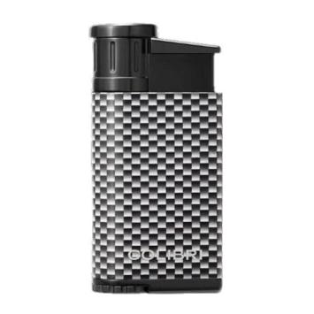 Colibri Aansteker Evo Carbon Fiber Single Jet Flame White Silver Bestellen