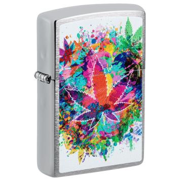 Zippo aansteker Colourful Cannabis