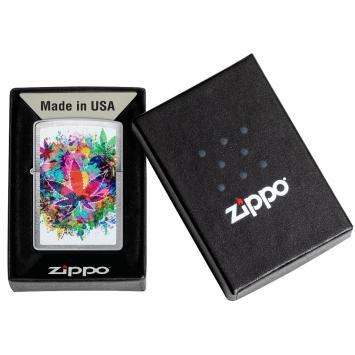 Zippo aansteker Colourful Cannabis