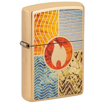 Zippo aansteker Elements Of Earth Design