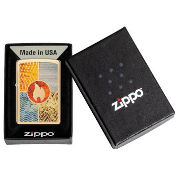 Zippo aansteker Elements Of Earth Design