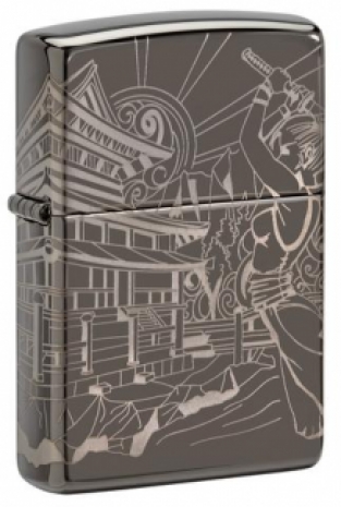 Zippo aansteker Samurai Girl Front