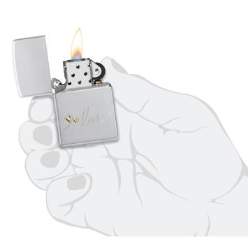 Zippo aansteker Heart Design 5