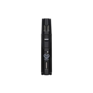 Myon aansteker 2 Jet Cross Flame Black