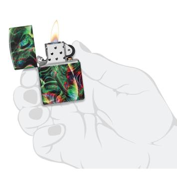 Zippo aansteker Psychedelic Swirl Design 9