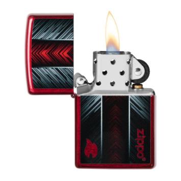 Zippo Aansteker Red And Gray Zippo Design 2