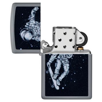 Zippo aansteker Skateboarding Astronaut Design