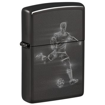 Zippo Aansteker Soccer Player in Action Design