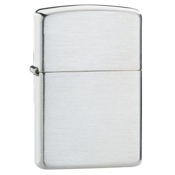 Zilveren Zippo aansteker armor case brushed sterling silver