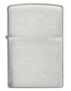 Zilveren Zippo aansteker brushed sterling silver