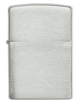 Zilveren Zippo aansteker brushed sterling silver