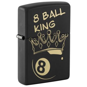 Zippo aansteker 8 Ball King Design