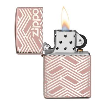 Zippo aansteker Abstract Laser Design