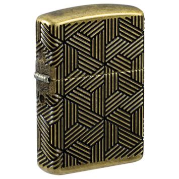 Zippo aansteker Armor Case Art Deco Pattern Design