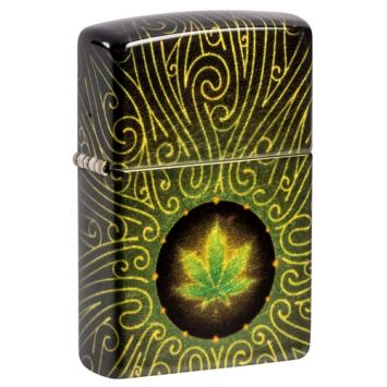 Zippo aansteker Cannabis Circle Design