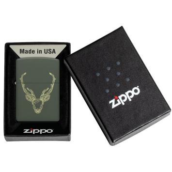 Zippo aansteker Deer Design in doos